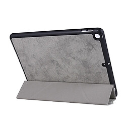 Acheter Wewoo Housse Étui Coque Etui à rabat en silicone à texture horizontale pour iPad de 10,2 pouces avec support et fente stylo Gris