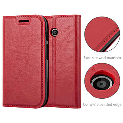 Cadorabo Coque Motorola MOTO E1 Etui en Rouge