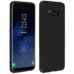 Forcell Coque Galaxy S8 Coque Soft Touch Silicone Gel Souple - Noir