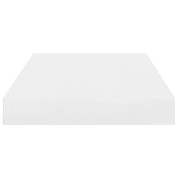 Acheter vidaXL Étagère murale flottante Blanc brillant 40x23x3,8 cm MDF