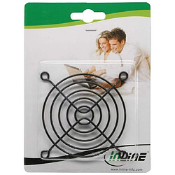 InLine Grille ventilateur 80x80mm, noir