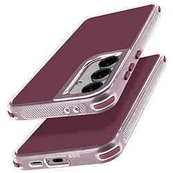 Avizar Coque pour Samsung Galaxy S24 FE Coins Antichoc Bumper Violet