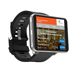 Smartwatch lemfo lemt 3 + 32G cadran noir no bracelet en caoutchouc smartwatch