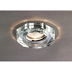 Inspired Encastré Downlight Deep Hexagonal Rim Only Clear, Requiert 100035310 pour compléter l'article