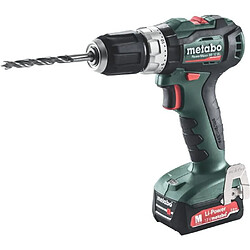 METABO Perceuse visseuse a percussion - PowerMaxx - SB 12 BL 2x 2,0Ah - SC 60 Plus - coffret