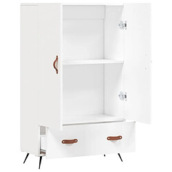 Acheter vidaXL Buffet haut blanc 69,5x31x115 cm bois d'ingénierie