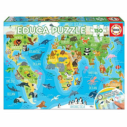 Educa Borras Puzzle Educa Animals Map (150 pcs)