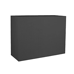 Jardinière rectangulaire Graphit - 78,5 x 29,5 x 60 cm - 46 L - Gris anthracite - Eda