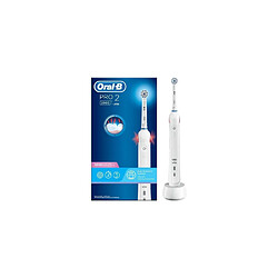 Brosse a Dents Électrique - Oral-B Pro 2 2000 - Blanche