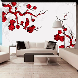 Paris Prix Papier Peint Red Bush 105 x 150 cm