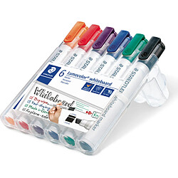 STAEDTLER Marqueur tableau blanc 351B Lumocolor, étui de 6 ()