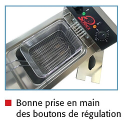 Friteuse électrique à poser - Super puissante - 12 Litres - Sofraca