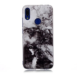 Wewoo Coque Souple Pour Xiaomi Redmi Note 7 Dessin en couleur Motif IMD Workmanship Étui de protection TPU Noir et blanc