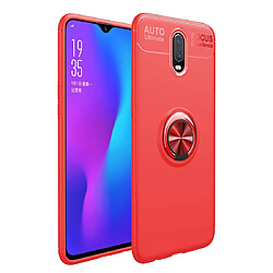 Wewoo Coque Souple Etui TPU antichoc pour OnePlus 7 avec support invisible rouge