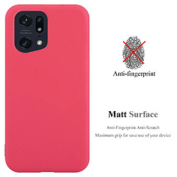 Cadorabo Coque Oppo FIND X5 PRO Etui en Rouge