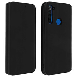 Avizar Housse Xiaomi Redmi Note 8T Étui Portefeuille Fonction Support - Noir