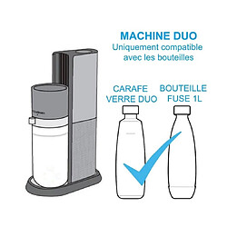 Machine à gazéifier l'eau + 2 bouteilles + 1 cylindre + 2 carafes - duoncb - SODASTREAM pas cher