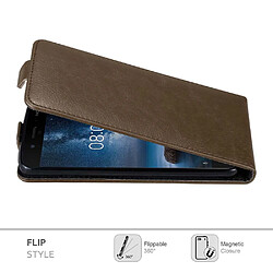 Avis Cadorabo Coque Nokia 8 2017 Etui en Marron