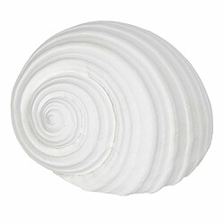 BigBuy Home Figurine Décorative Blanc Conque 11 x 9 x 8 cm