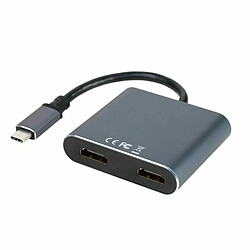 Acheter Adaptateur USB C vers HDMI NANOCABLE 10.16.4305 4K Ultra HD Gris 15 cm