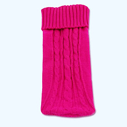 Wewoo Pull Automne & Hiver Style Chien Solide Couleurs Pull Taille: M, Buste: 24-40cm, Longueur: 22cm Magenta