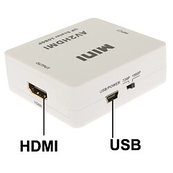 Avis Wewoo Mini HDMI à l'adaptateur de convertisseur audio CVBS / L + R