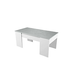 Loungitude Table basse GOTHAM (plateau relevable)