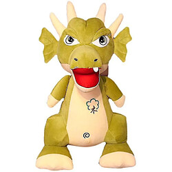 Universal 40 cm Polon de dinosaure en peluche de 40 cm dormant sur grand lit garçons et filles Noël (vert)