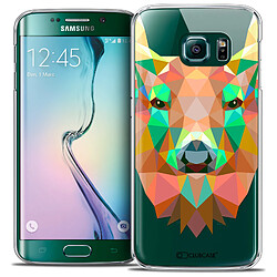 Avis Caseink Coque Housse Etui Galaxy S6 Edge [Crystal HD Polygon Series Animal - Rigide - Ultra Fin - Imprimé en France] - Cerf