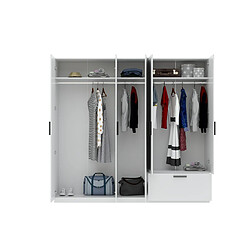 Avis Abiks Meble Armoire Zivo 5D1S L avec portes battantes