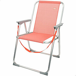 Chaise Pliante Aktive Flamingo Corail 44 x 76 x 45 cm (4 Unités)