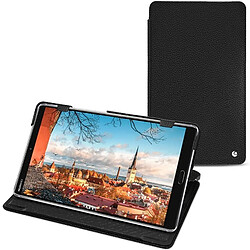 Housse cuir Huawei MediaPad M5 8 - Rabat horizontal - Ebène ( Noir / Black ) - NOREVE