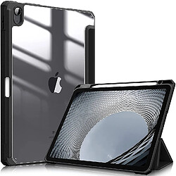 Universal YH-adapté pour 18/20/21 iPad Pro12.9 Hybrid Slim Case, avec coque arrière transparente, étui à amortissement, noir