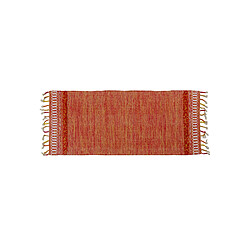 Alter Tapis boston moderne, style kilim, 100% coton, orange, 180x60cm