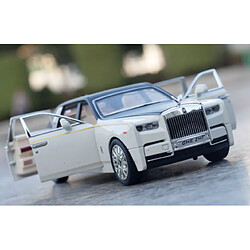 Universal 1/24 alliage moulé sous pression modèle fantôme voiture jouet simulation acoustique et lumineuse recul collection jouets cadeaux pour enfants | Voiture jouet moulé sous pression (noir et blanc) pas cher