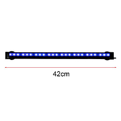 Lumière D'aquarium Avec Trou De Bulle D'air RGB LED étanche UK 42cm 24 Perles