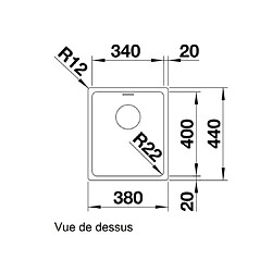 Blanco Évier Sous Plan 522953