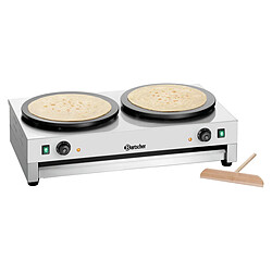 Crêpière Professionnelle Électrique - Double Crêpes - Bartscher