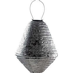 Lumiz Lanterne solaire Can 30 cm Marrakesh - Argent.