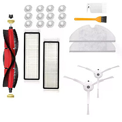 Accessoires pour aspirateur XiaoMi Roborock S6 S60 S65 S5 T6 S55 E35, pièces d'aspirateur lavables, filtre HEPA, brosse principale et brosse latérale