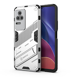 Coque en TPU antichoc avec béquille argent pour votre Xiaomi Redmi K50 Pro