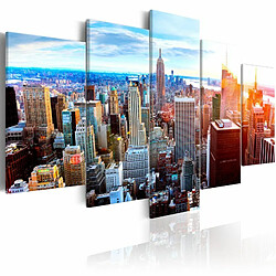 Paris Prix Tableau Imprimé New York Sunrise 100 x 200 cm