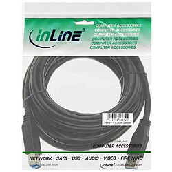 Avis Câble InLine® USB 3.0 Type A mâle à Micro B mâle noir 5m