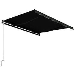 Avis vidaXL Auvent rétractable automatique 300x250 cm Anthracite