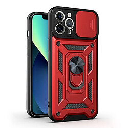 Coque en TPU antichute avec béquille rouge pour votre Apple iPhone 13 Pro 6.1 pouces