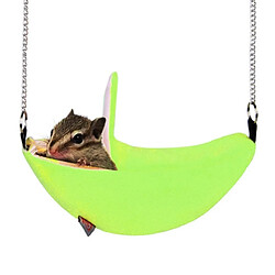 Wewoo Panier pour chien ou Chat Coussin Lit de type banane suspendu à Petit de lune animal vert