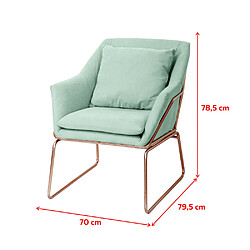 Selsey TALE - Fauteuil cube - menthe pas cher