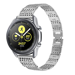 Bracelet en métal décor en strass, argent pour votre Samsung Gear S3 Frontier