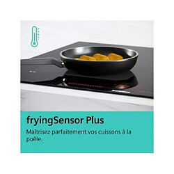 Plaque de cuisson 7400w 4 foyers induction acier inox/noir - ex851lyc1f - SIEMENS pas cher