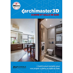 Micro Application ArchiMaster 3D Cuisine & Salle de Bain - Licence perpétuelle - 1 PC - A télécharger